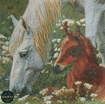 Декоративный гобеленовый чехол для интерьерной подушки Ласка 38*38