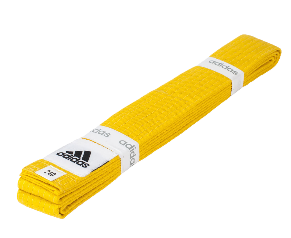 Пояс для тхэквондо Adidas Club желтый