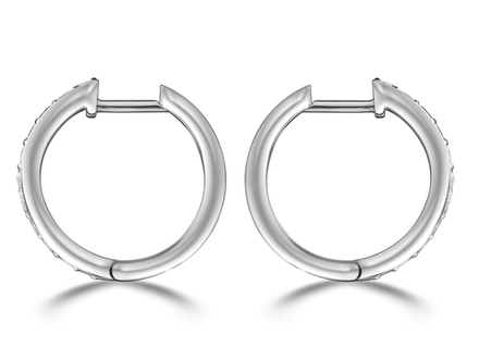 Классические серьги с бриллиантами