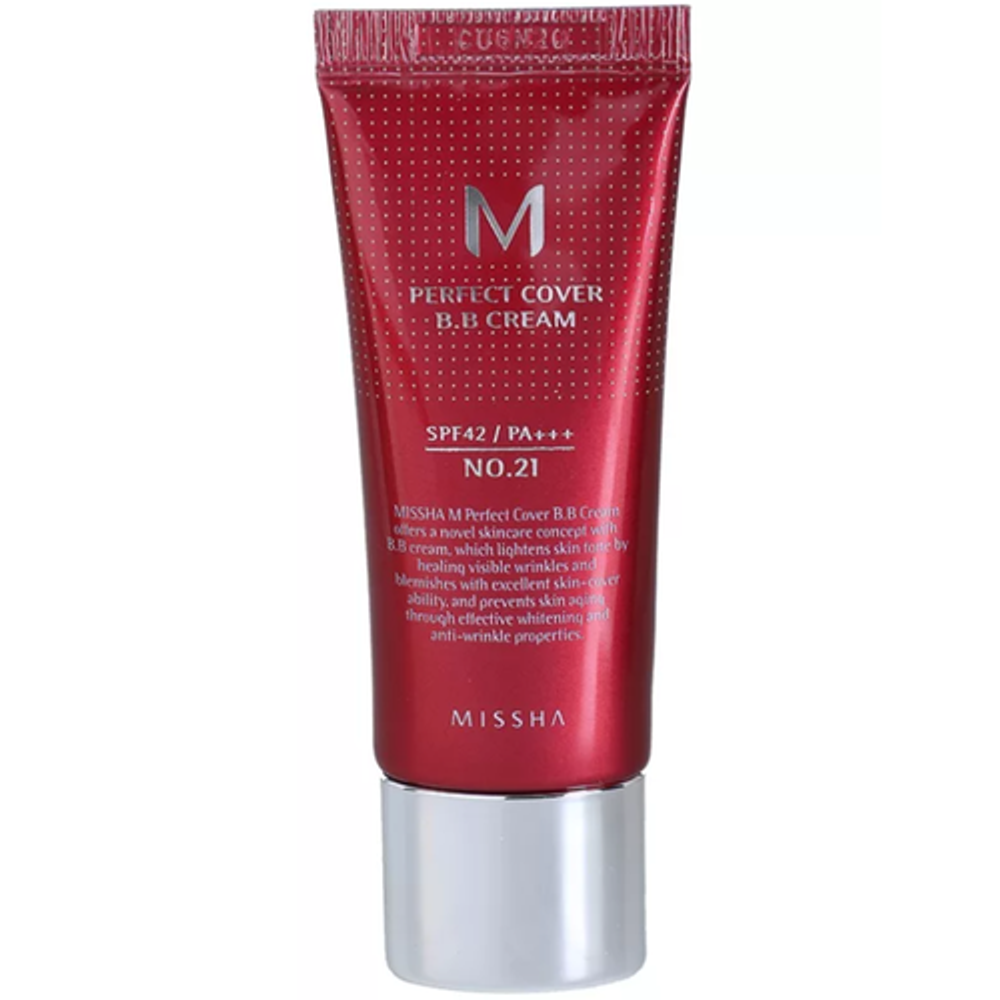 Missha BB-крем для лица с высокой степенью покрытия SPF42/PA+++ No.21 20мл