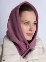 Капор женский вязаный