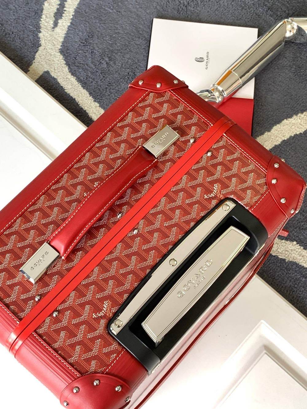 Goyard Bourget PM Trolley Case