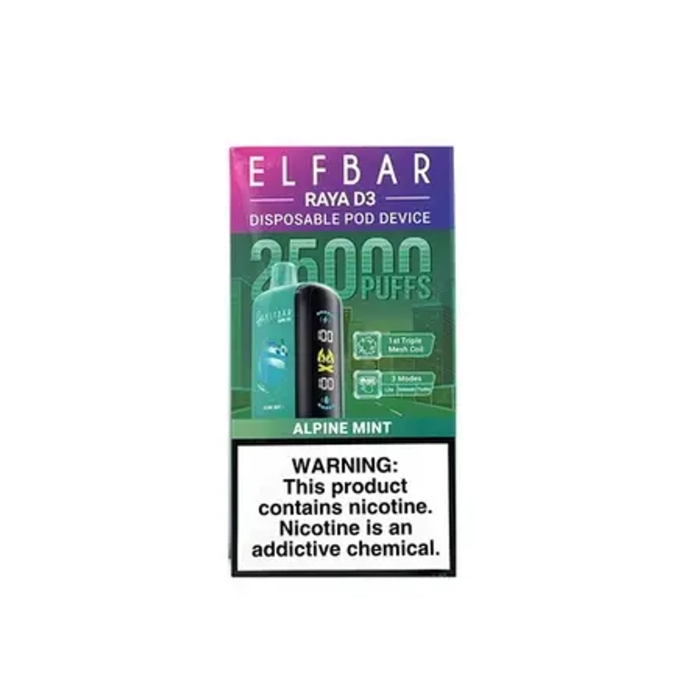 ELF BAR RAYA D3 - Alpine Mint (5% nic)