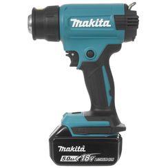 Фен строительный аккумуляторный Makita DHG180RT1J