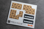 KAMAZ 65115 Floor mats linoleum and splash guards for Zvezda 3650 1/35 (3D decal)