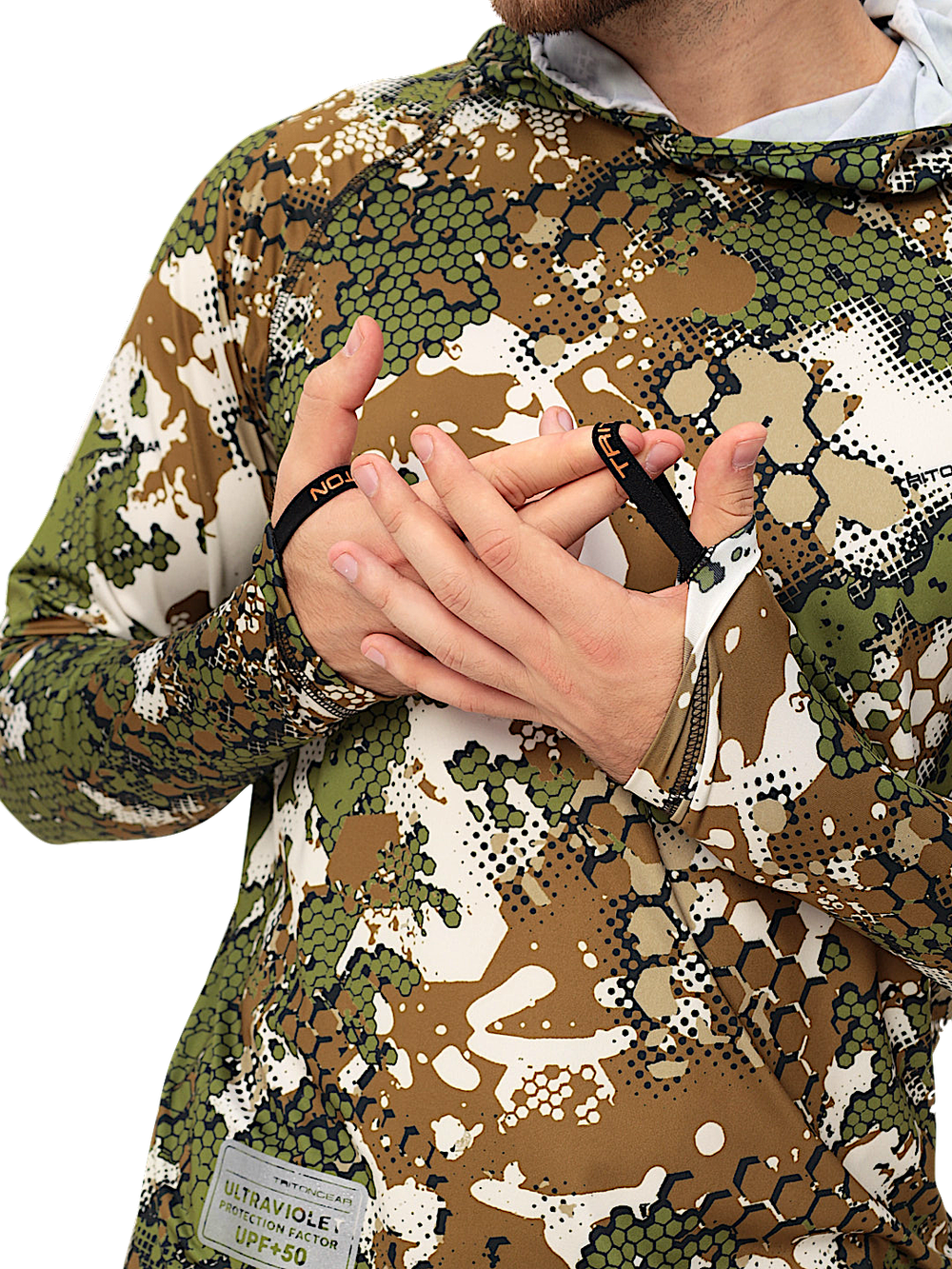 Джерси с капюшоном TritonGear Fabreex водолазка (Forest Green) -