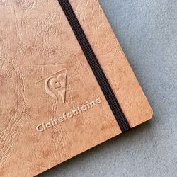 Записная книжка Clairefontaine Age Bag Myessential, A5 в клетку 90 грамм Tobacco (79342C)