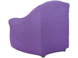 Чехол на кресло без оборки Модерн, цвет Лиловый