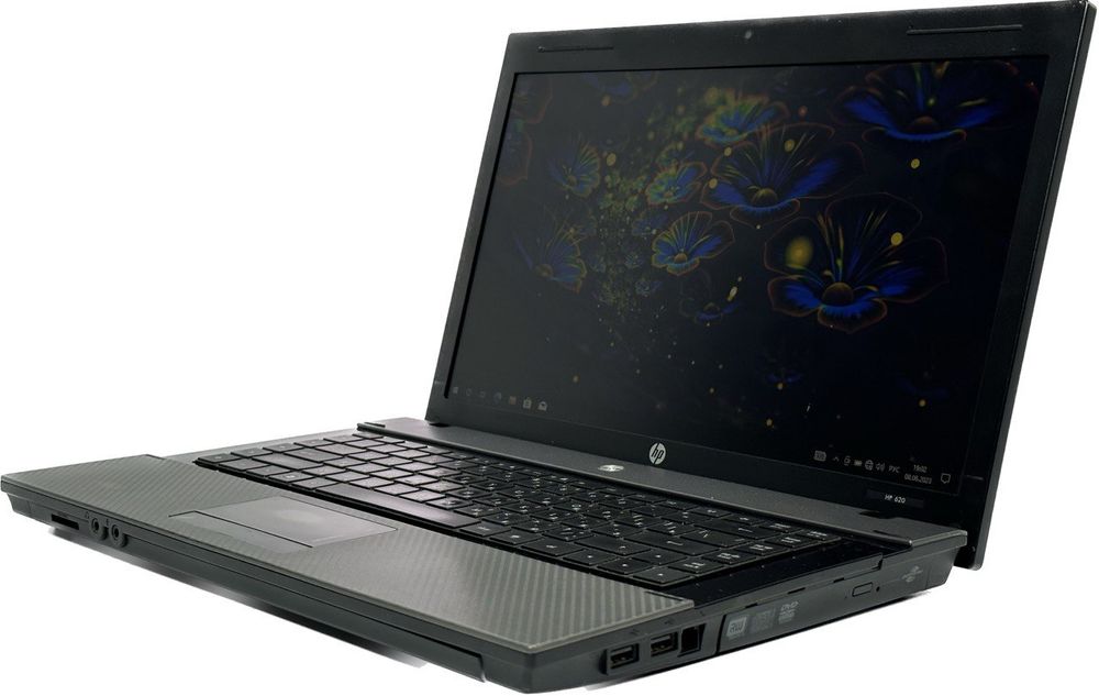 15.6" Уценённый ноутбук HP 620 (1366x768, Intel Core 2 Duo T6570, RAM 4ГБ, SSD 128ГБ, Intel HD Graphics, Win 10 Pro)