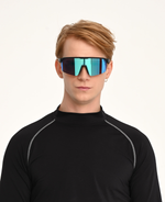 Спортивные очки GOG Hervor / Matt Black / Reflex Blue