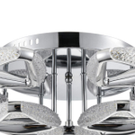 8239/9CL LEDIO LN25 000 хром, металл/пластик Люстра потолочная с ПДУ LED 120W 3000-6000K 220V RUANA