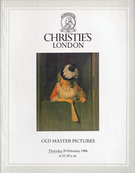 Каталог аукциона Christie's, Лондон, Живопись старых мастеров от 20 февраля 1986 года
