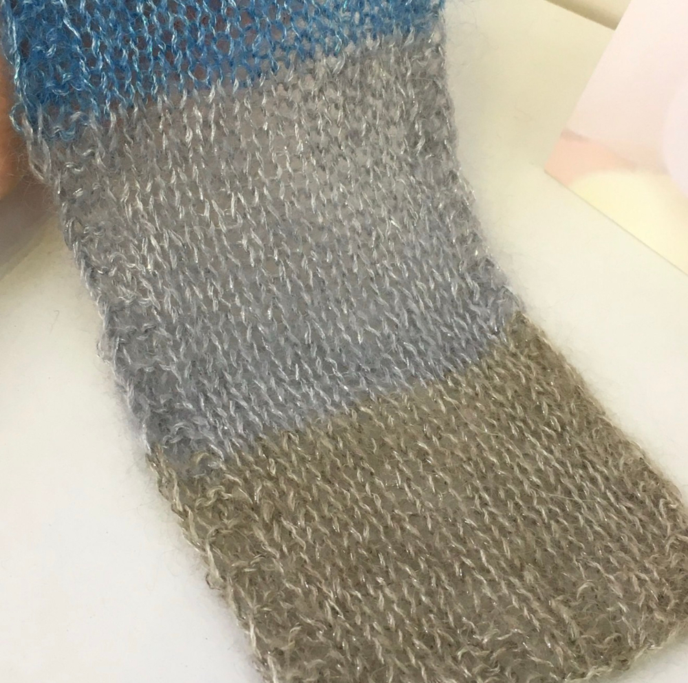 SILKID - Ri.Go; 70% кидмохер, 30% шелк; 850м/100гр; col. 125505, цвет: нежно-голубой; S501