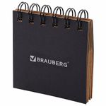 Закладки клейкие в книжке BRAUBERG PASTEL 200 штук: 50х15 мм 5 цветов х 25 листов, 50х75 мм 3 цвета х 25 листов, 115582