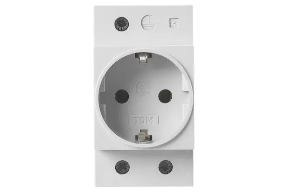 Розетка TDM 16А с заземлением 19759