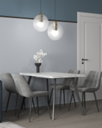 Стул Флекс велюр серый