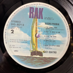 Винтажная виниловая пластинка LP Suzi Quatro Aggro Phobia (Japan 1976) (Obi)
