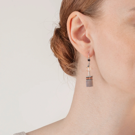 Серьги Coeur de Lion Cognac-Beige 4505/20-1130