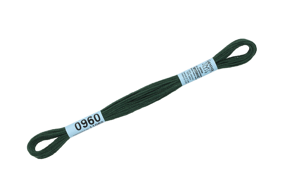 Мулине "Gamma", 100% хлопок, 8 м, №0960