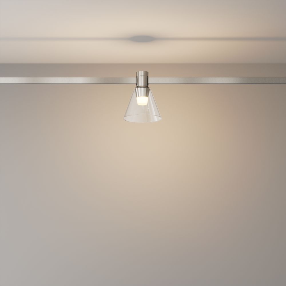 Трековый магнитный светодиодный светильник Maytoni Flarity   TR147-1-3W3K-PT