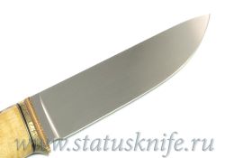 Нож авторский S125V Мокуме Лунный Эбенфотография - 6