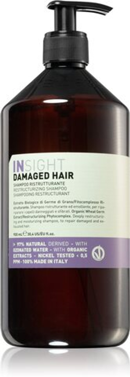 INSIGHT Demaged Hair - питательный шампунь для волос /   900  ml  / GTIN 8029352353550