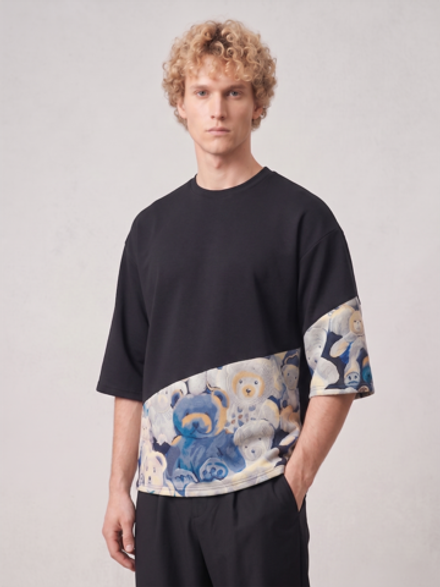 ФУТБОЛКА ONE MEN print bear 02