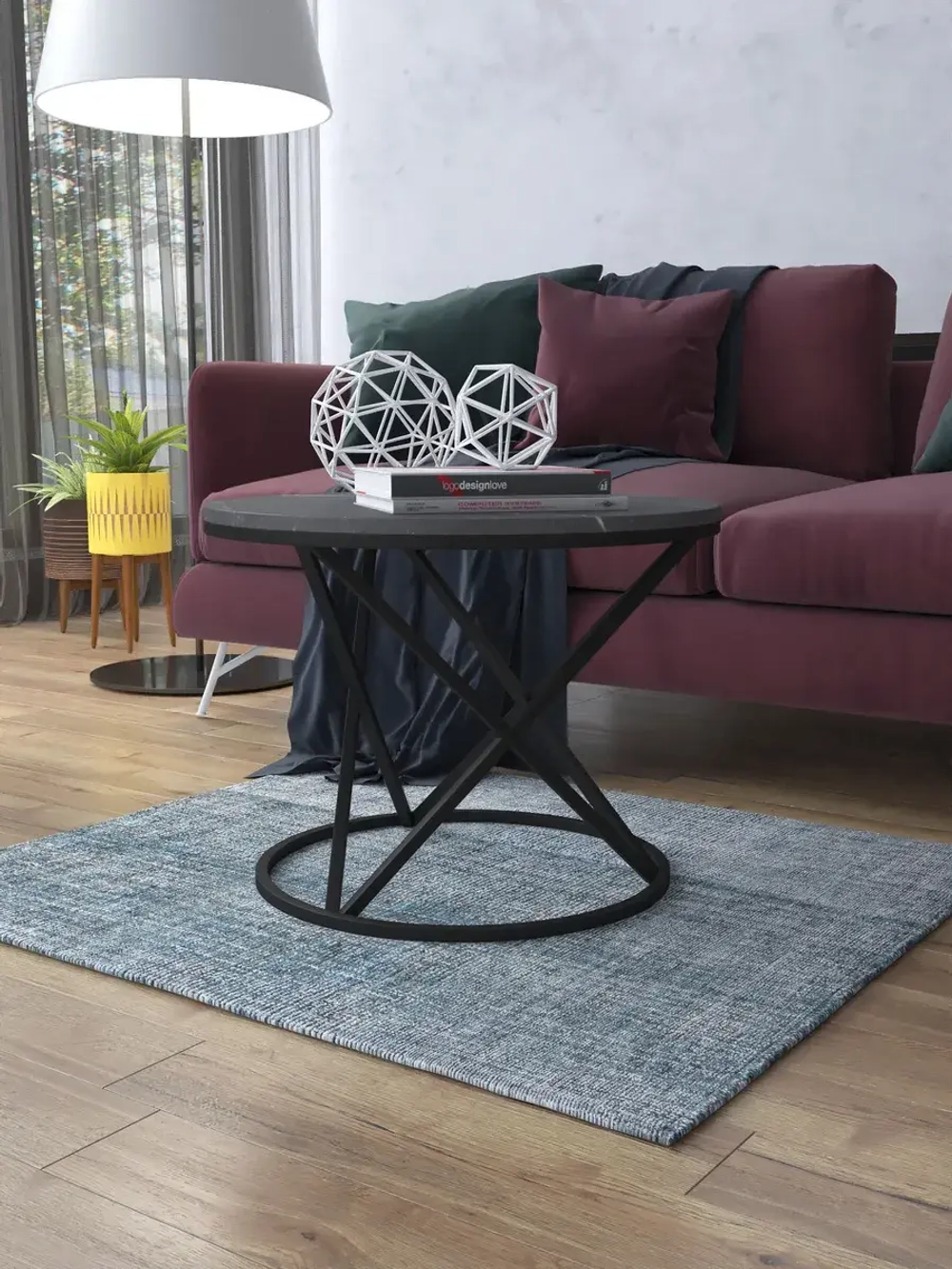 Журнальный стол Звёздный - ЧЧ - МДФ в ПВХ