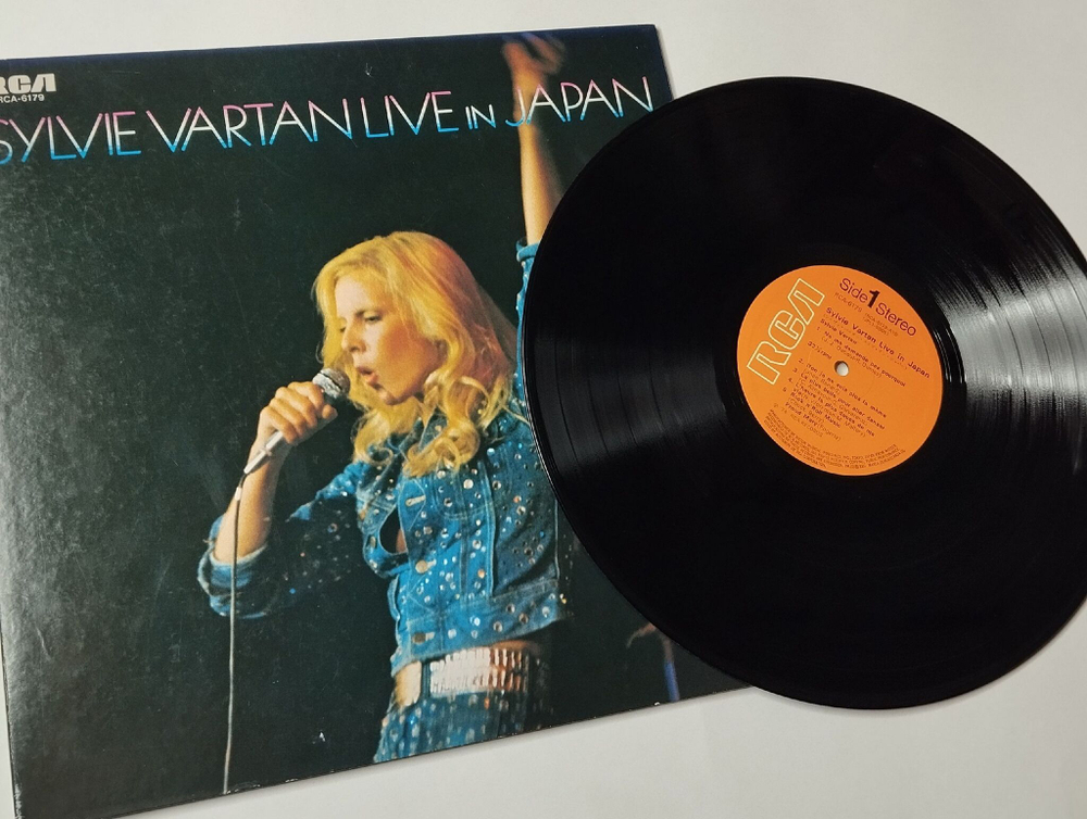 Винтажная виниловая пластинка LP Sylvie Vartan Live In Japan (Japan 1974) (No Obi)