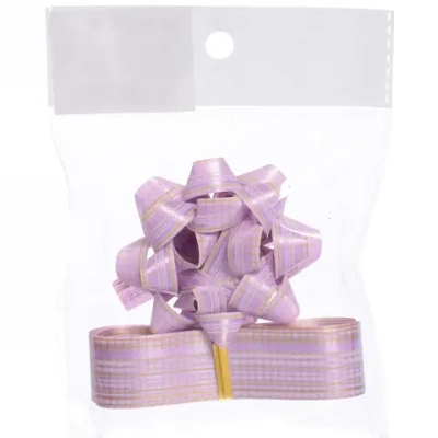Набор для декорирования «Стиль» бант 6см, лента 2см (3м), Лаванда