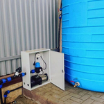 Емкость Пласт Инжиниринг цилиндрическая 1500 л. вертикальный (1220x1220x1620см;синий) - арт.560084