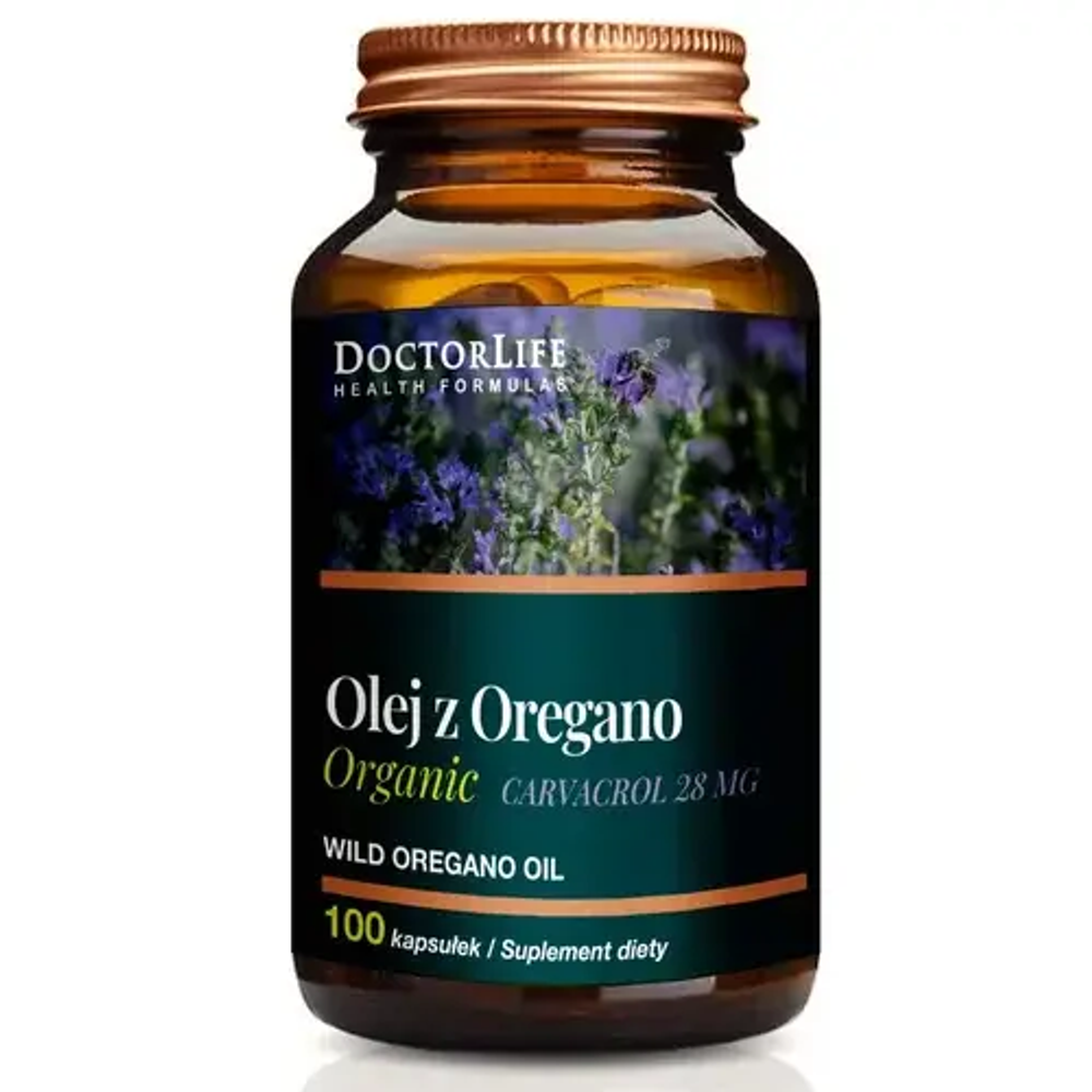 Doctor Life Масло дикого орегано 3000 мг - диетическая добавка, 100 капсул