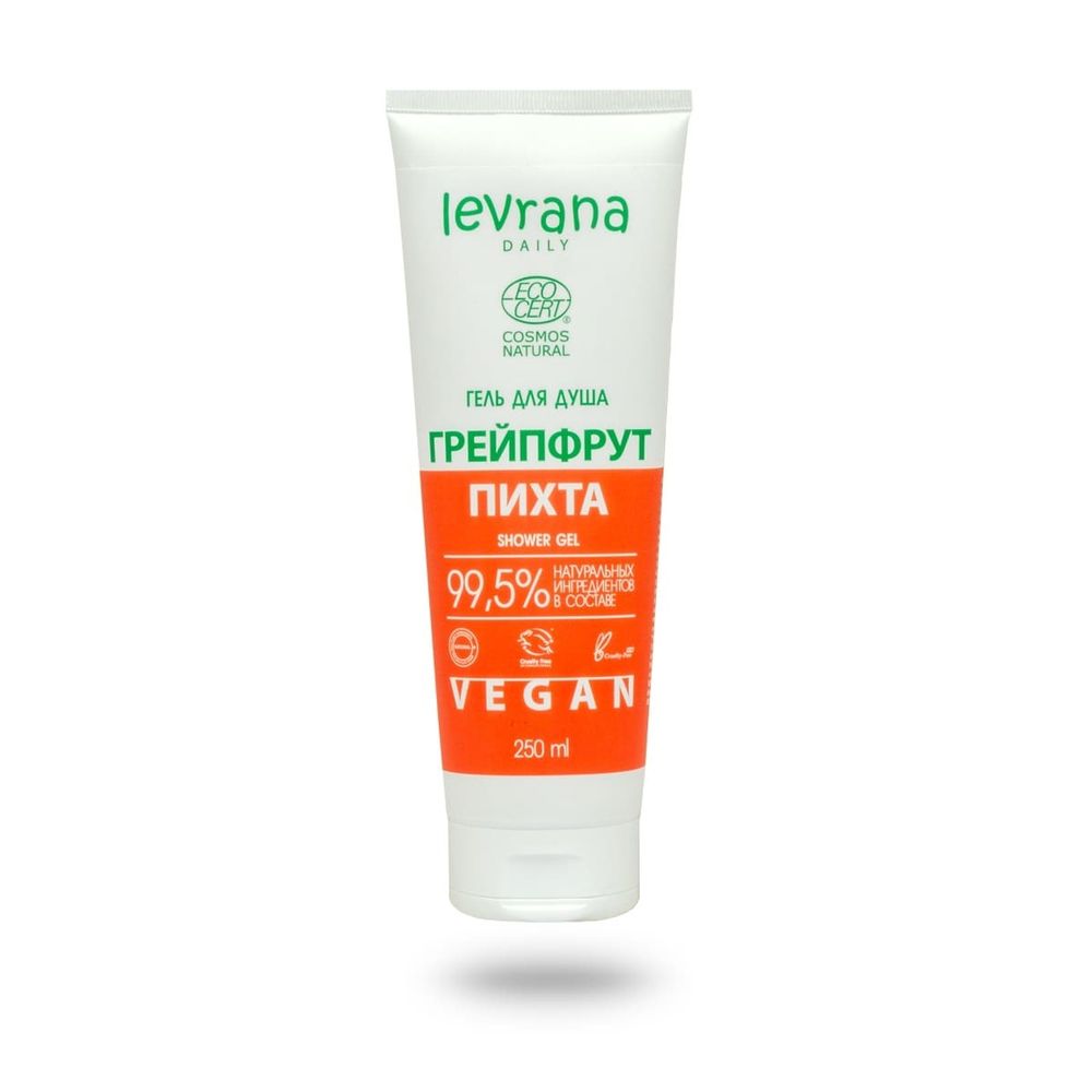 Гель для душа, Грейпфрут и пихта, 250 мл ECOCERT COSMOS NATURAL (Levrana)