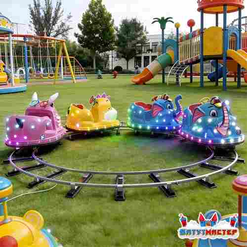 Детский поезд на рельсах «Сафари», 4 кабинки