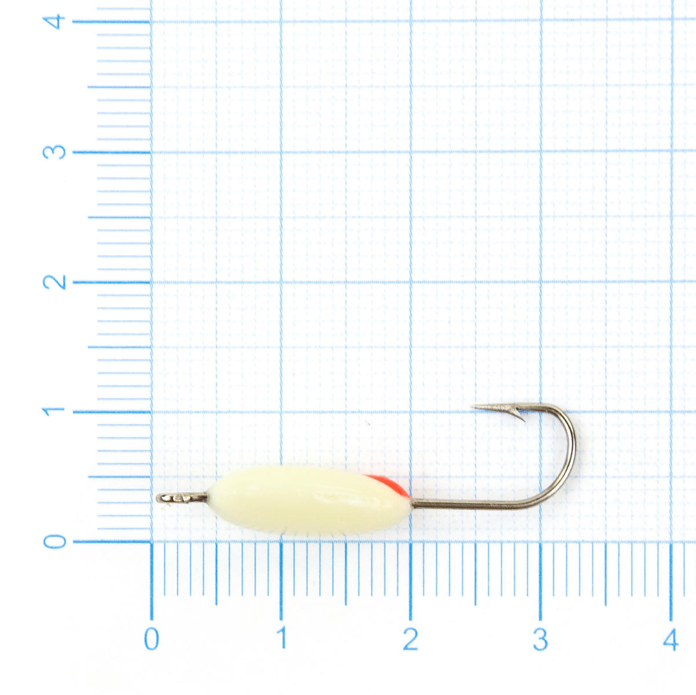 Мормышка фосфорная плавающая Lumicom 102, №6 Long+,P (набор 40шт)