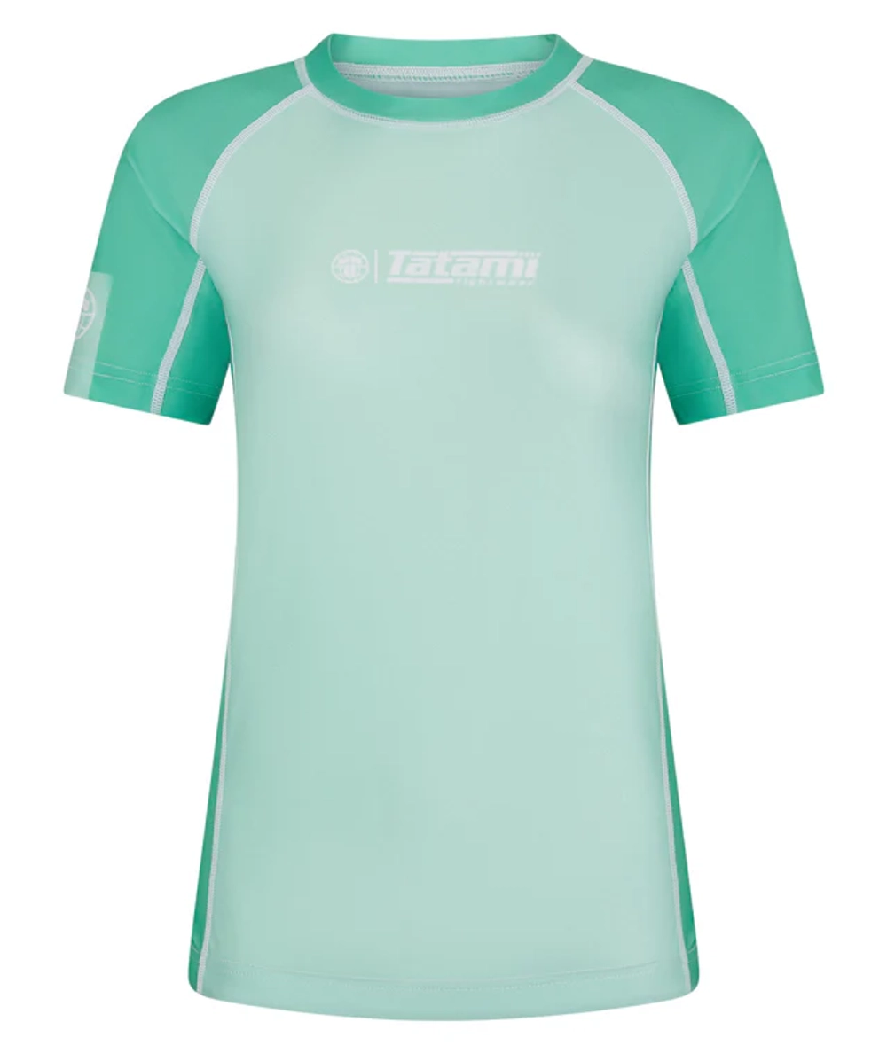 Женский Рашгард Tatami CONTRAST - MINT & WHITE