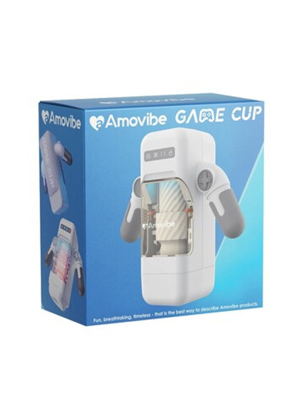 Инновационный робот-мастурбатор Amovibe Game Cup (белый)