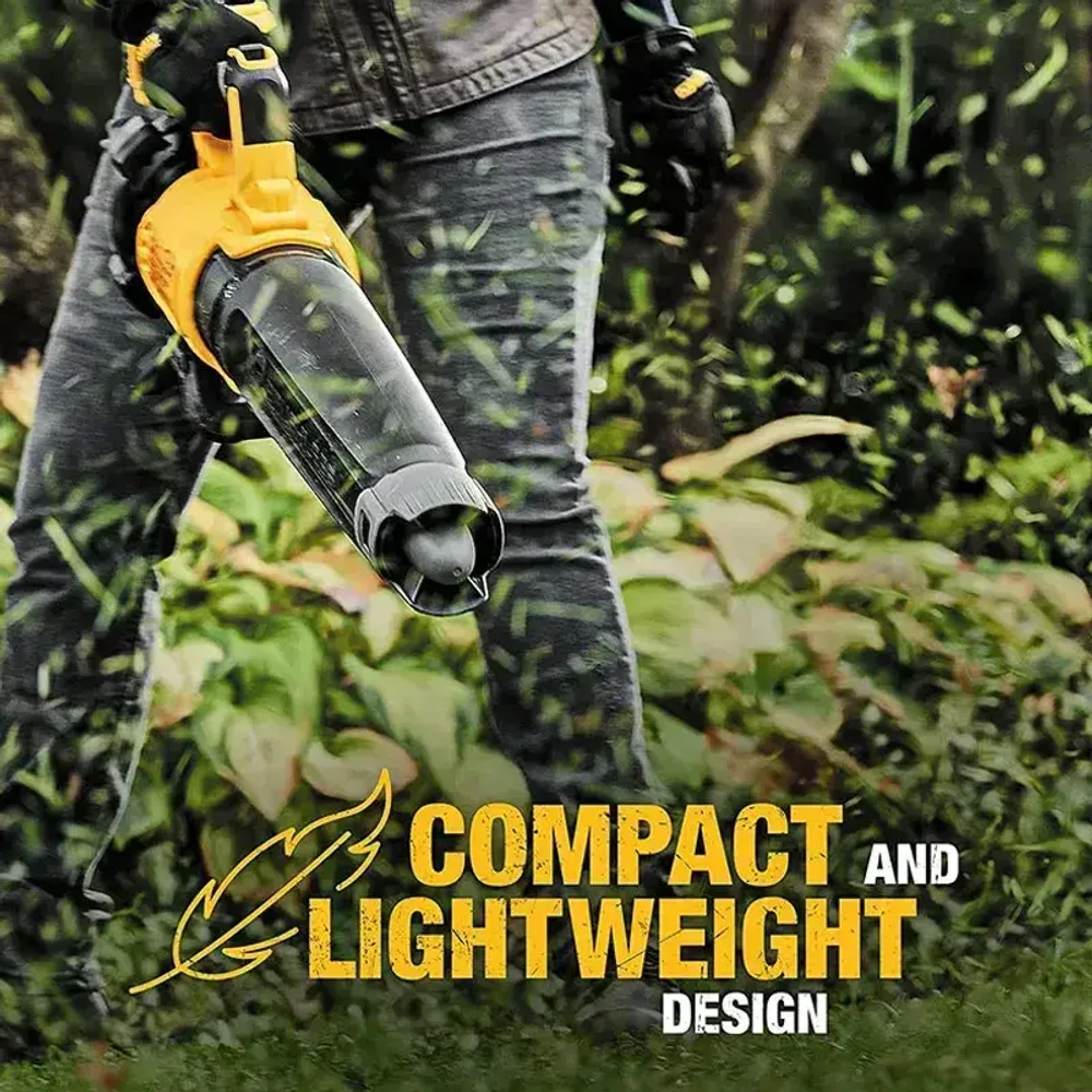 DEWALT DCMBL562N 20 В, Воздуходувка бесщеточный ручной инструмент для удаления листьев, скорость 125 миль/ч, 450 фут/мин против часовой стрелки