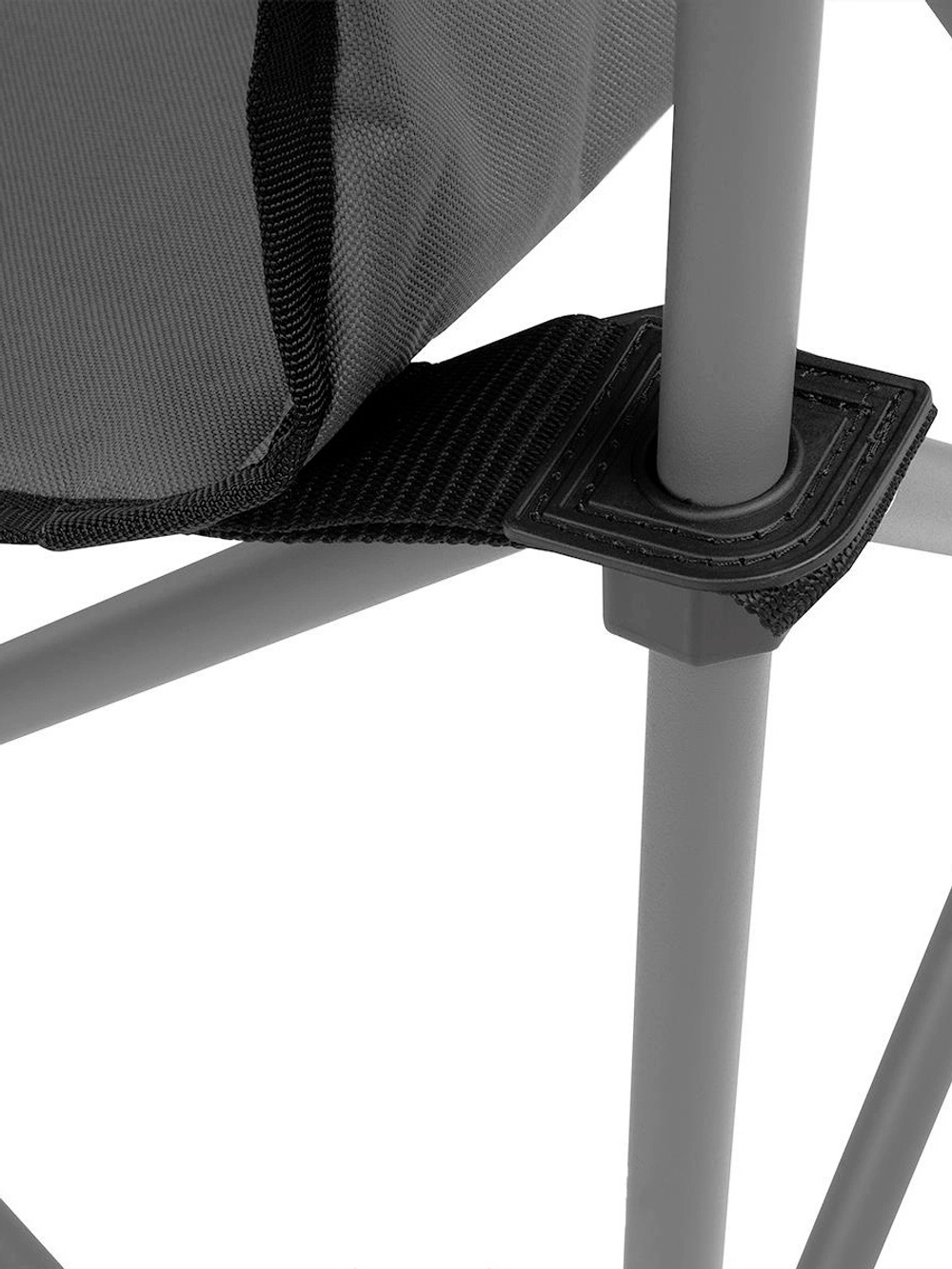 Кресло складное Nisus серый/красный/черный (N-244-GRD-1)