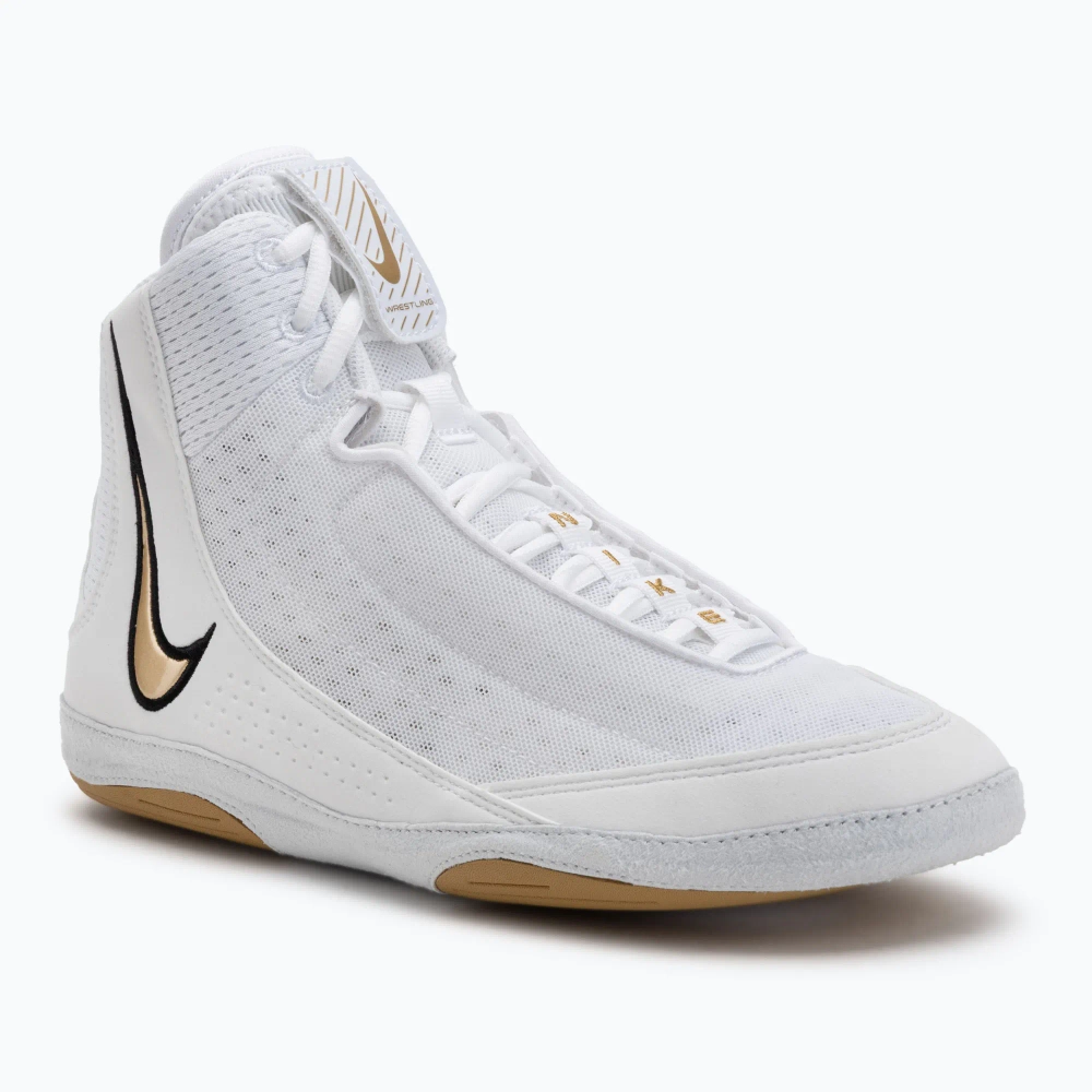 Борцовки Nike Inflict 4 white/metalic gold/photon dust/black
