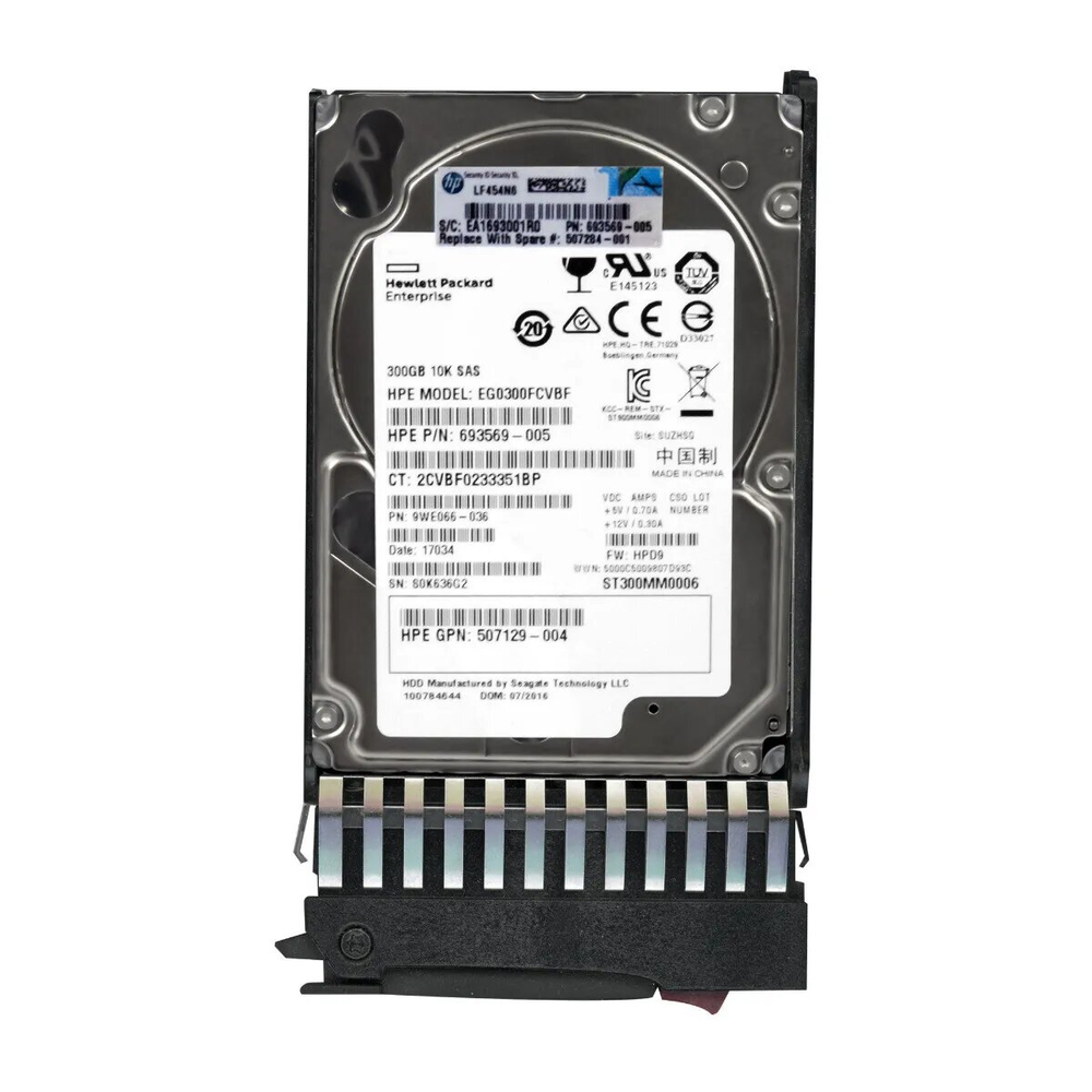 Жесткий диск HP EG0300FCVBF 2.5" 300 ГБ SAS 6G 10K 693569-001