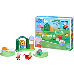 Hasbro F6431 — Игровой набор поездка в зоопарк с 2 фигурками Свинка Пеппа F6431 — фото 1