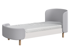 Кровать KIDI Soft для детей от 3 до 7 лет (серый)