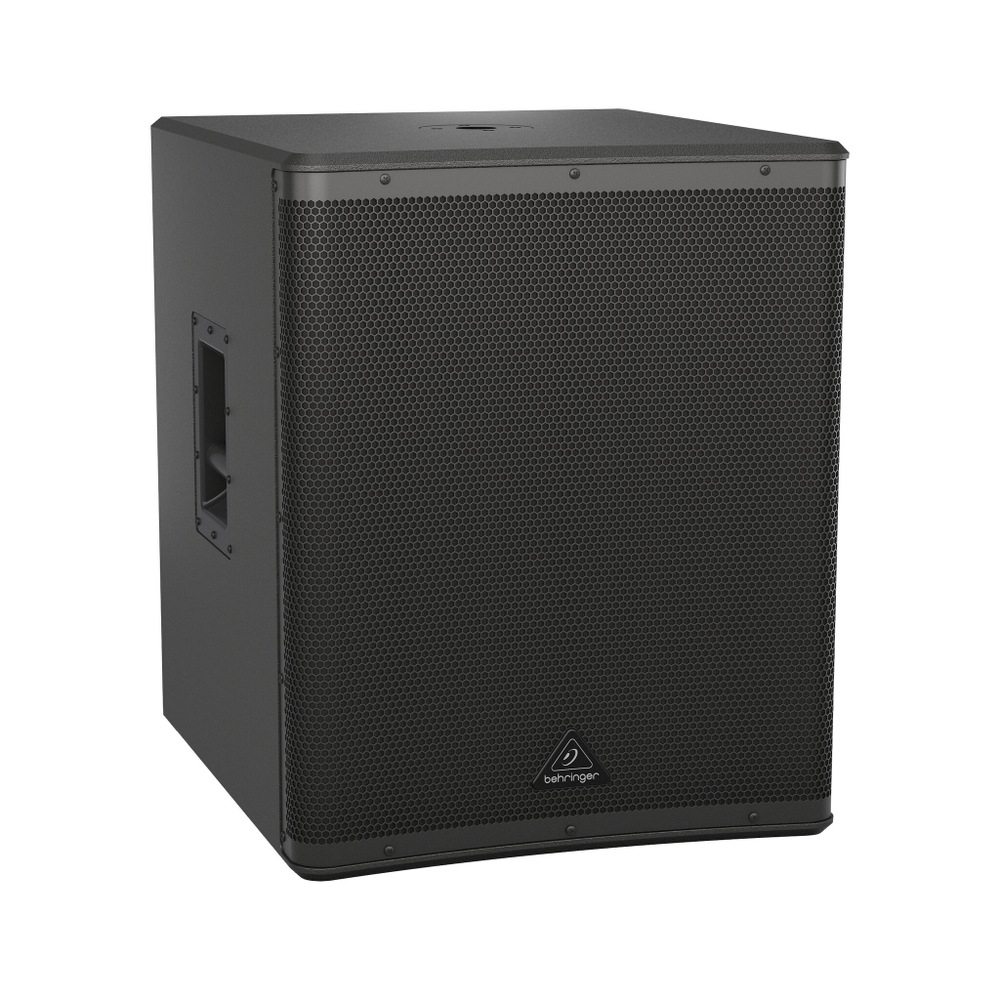 BEHRINGER DR18SUB - активный сабвуфер, класс D, 2400 Вт, 30 Гц -150 Гц, SPL 129 дБ. Ширина: 680 мм. Высота: 600 мм. Глубина: 725 мм. Вес нетто: 41 кг.