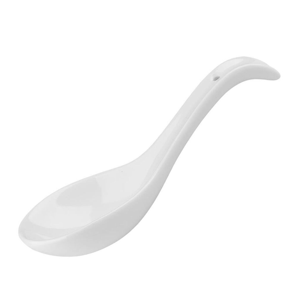 Ложка для мисосупа 15 см белая фарфор P.L. Proff Cuisine [10]