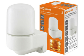 Светильник НПБ400-2 для сауны настенный, угловой, IP54, 60 Вт, белый, TDM SQ0303-0050