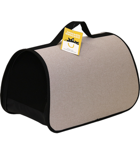 Моськи-Авоськи Сумка-переноска жёсткий каркас 51х28,5х29, светло-бежевая