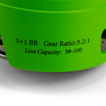 Катушка зимняя мультипликаторная Grows Culture Frozen L, Зеленый (5+1BB, мет. шпуля)