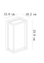 Уличный настенный светильник Arte Lamp MARFIK A2322AL-1BR