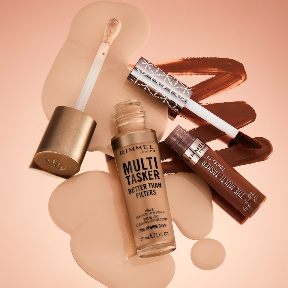 Rimmel Multi-Tasker Better Than Filters - Осветляющая основа для выравнивания тона кожи, 30 ml